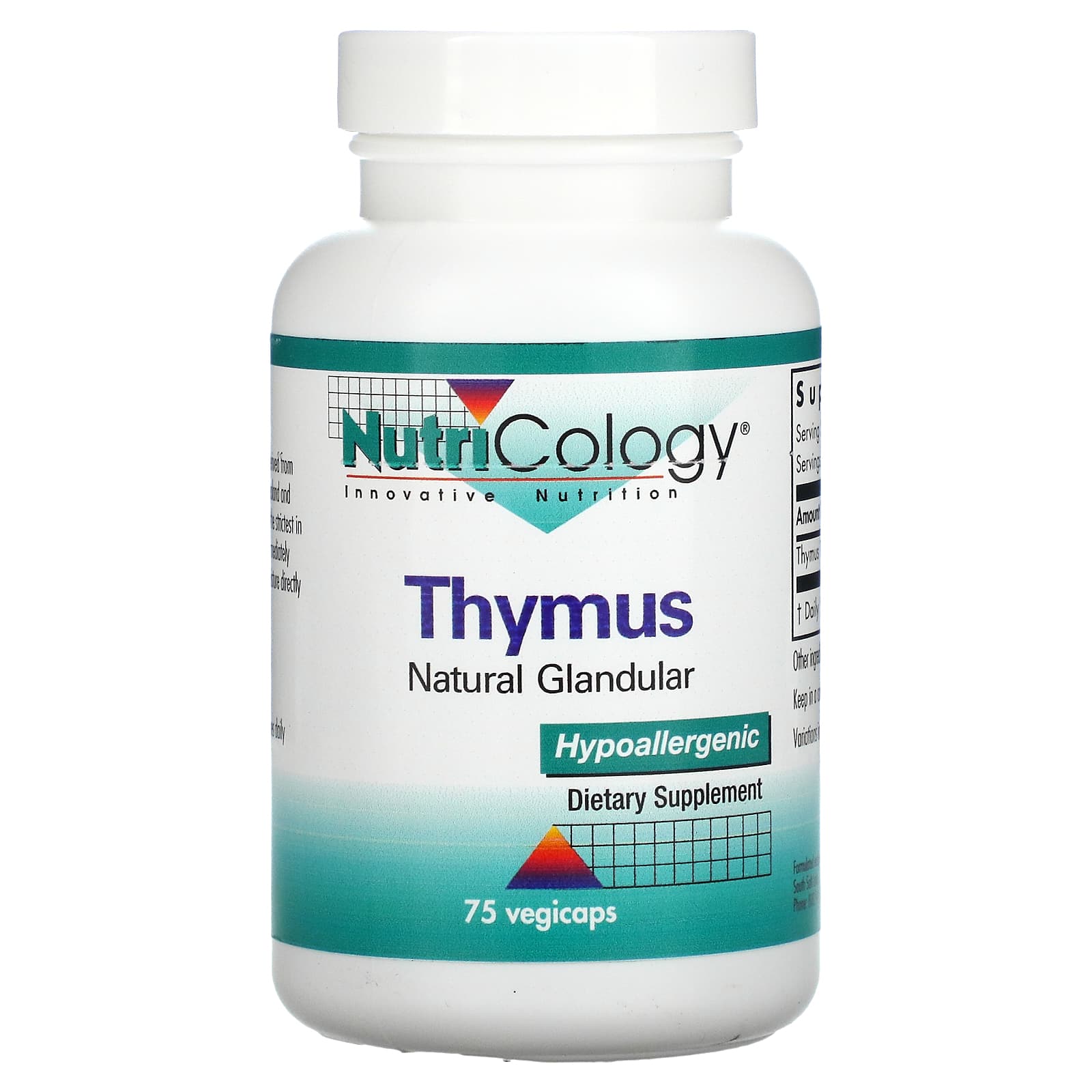 Nutricology - THYMUS 500MG - 75CP