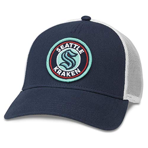 American Needle - Baseball Hat - Seattle Kraken White Navy - OS