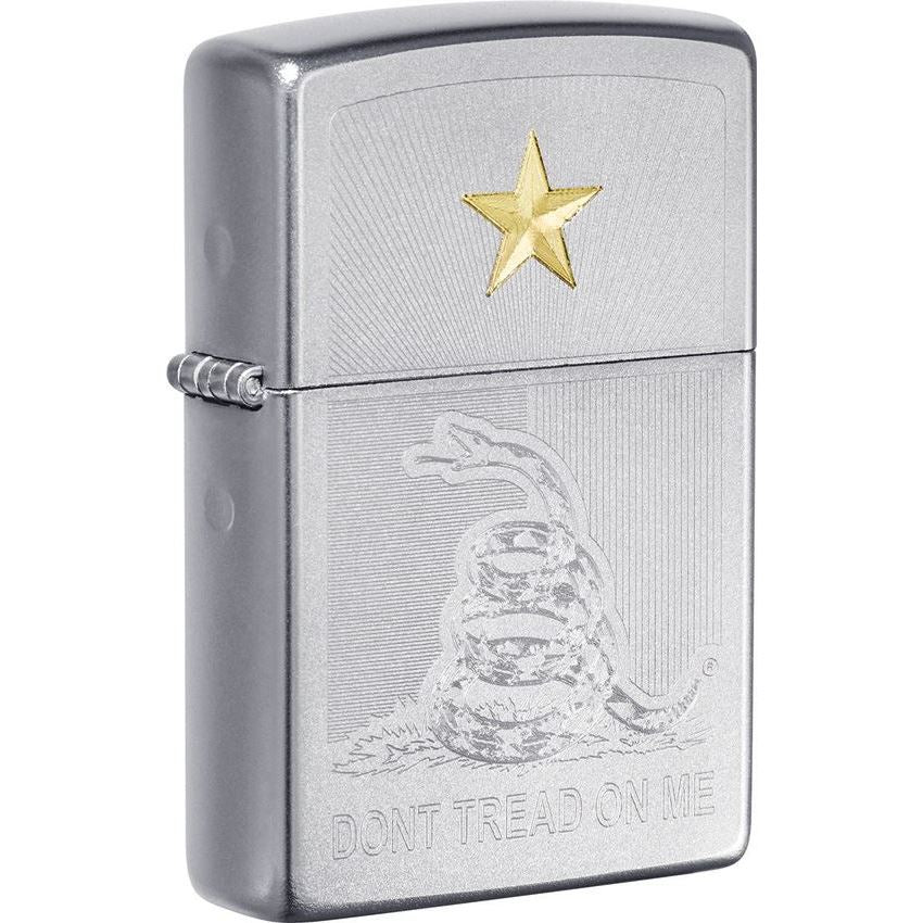 Zippo - 205 Don't Tread On Me - One Size - Silver