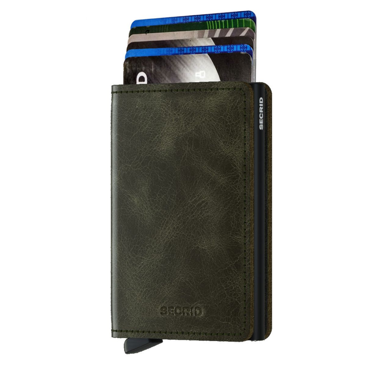 SECRID - Slimwallet - Vintage Olive Black