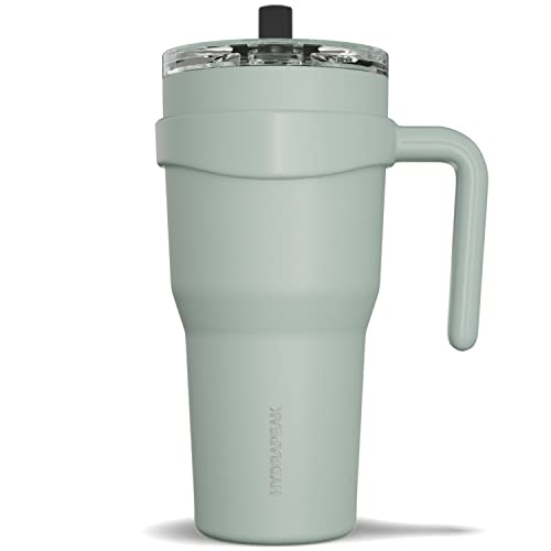 Hydrapeak Roadster Tumbler with Handle and Straw Lid