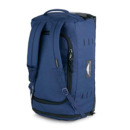 JanSport Good Vibes Gear Hauler 45 - Durable Duffle Bag, Navy Mini Ripstop, 45L