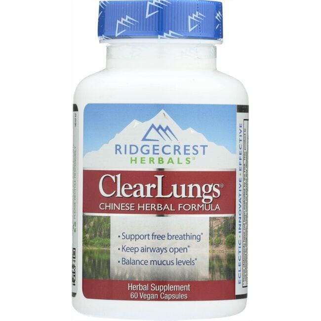 RidgeCrest Herbals - CLEARLUNGS (RED) - 120CP