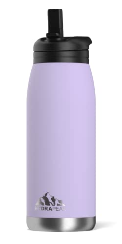 Hydrapeak - Flow Insulated Water Bottle with Straw Lid