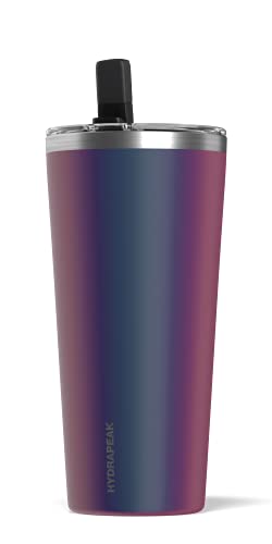 Hydrapeak Grande Insulated Stainless Steel Tumbler with Lid and Straw