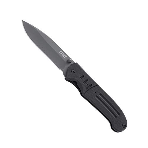 CRKT - Ignitor T Edc Folding Pocket Knife - Satin , Thumb Stud