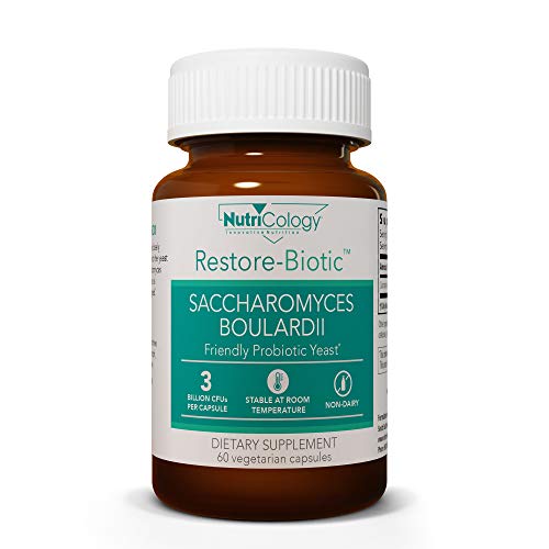 Nutricology - Restore-Biotic Saccharomyces Boulardii - 60 Capsules