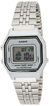 Casio - Ladies Mid-Size Silver Tone Digital Retro Watch