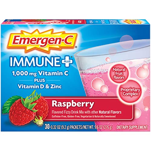 Emergen-C - Immune+ 1000Mg Vitamin C Powder, With Vitamin D, Zinc, Antioxidants And Electrolytes - 30 Count