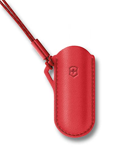 Victorinox - Leather Pouch For Pocket Knives - Red Style Icon