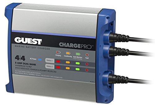 Guest - On-Board Battery Charger - 2 Bank - 8A / 12V - 120V Input
