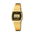 Casio - Womens Vintage Daily Alarm Digital Watch - Gold-Tone