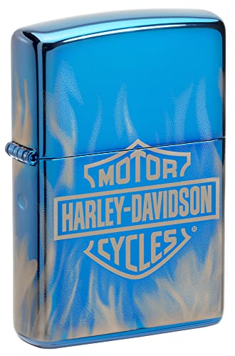 Zippo - Harley-Davidson - Blue Pocket Lighter